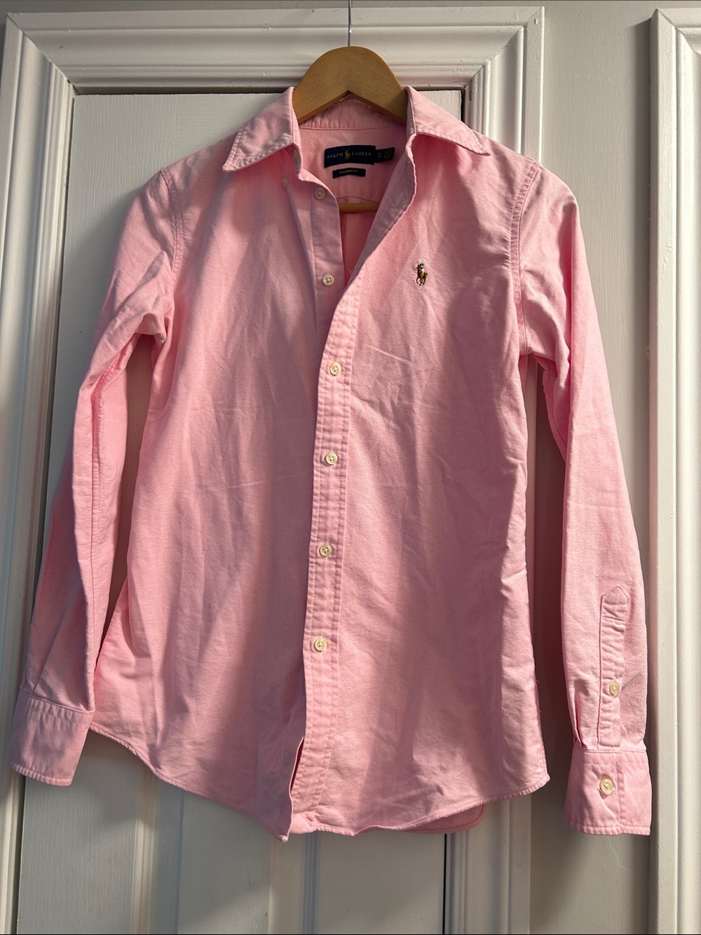 Ralph Lauren Light Pink Button-Down Oxford Shirt